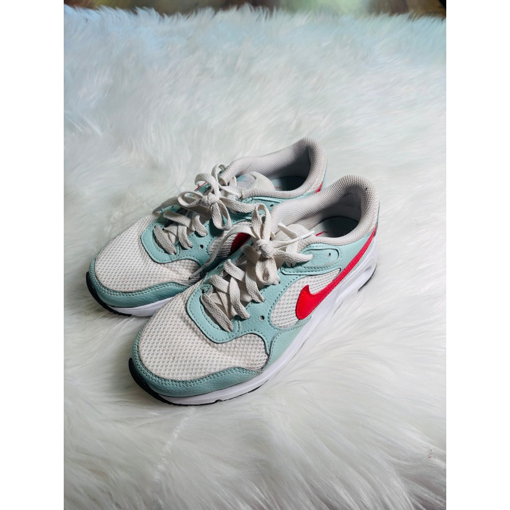 Nike Air Max SC Women Size 6 Light Blue Red CW4554-102 Retro‎ Running Sneakers